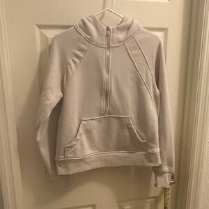 Danskin Women's Soft Cream Zip-Up Hoodie